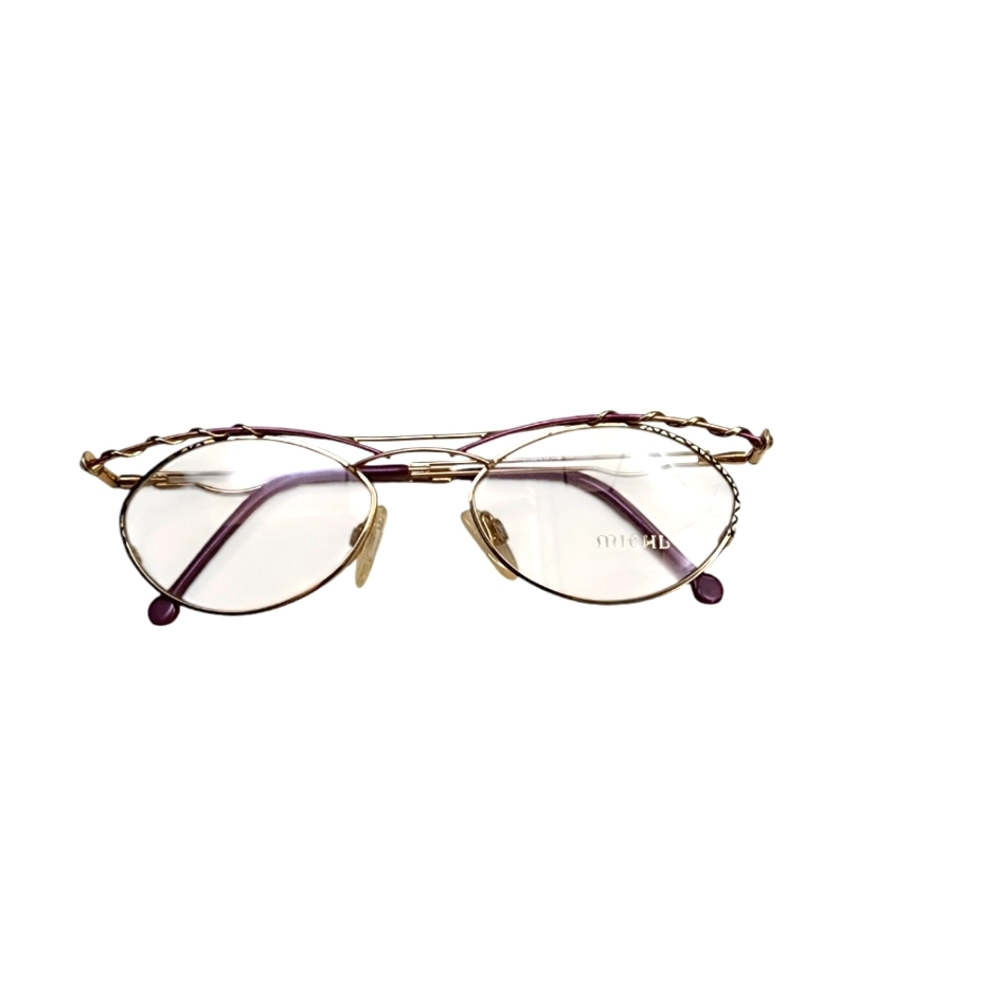 Michl Metal Vintage multicolor  Purple and Gold Women's Glasses